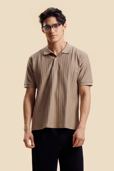 Dress Code Textured Polo