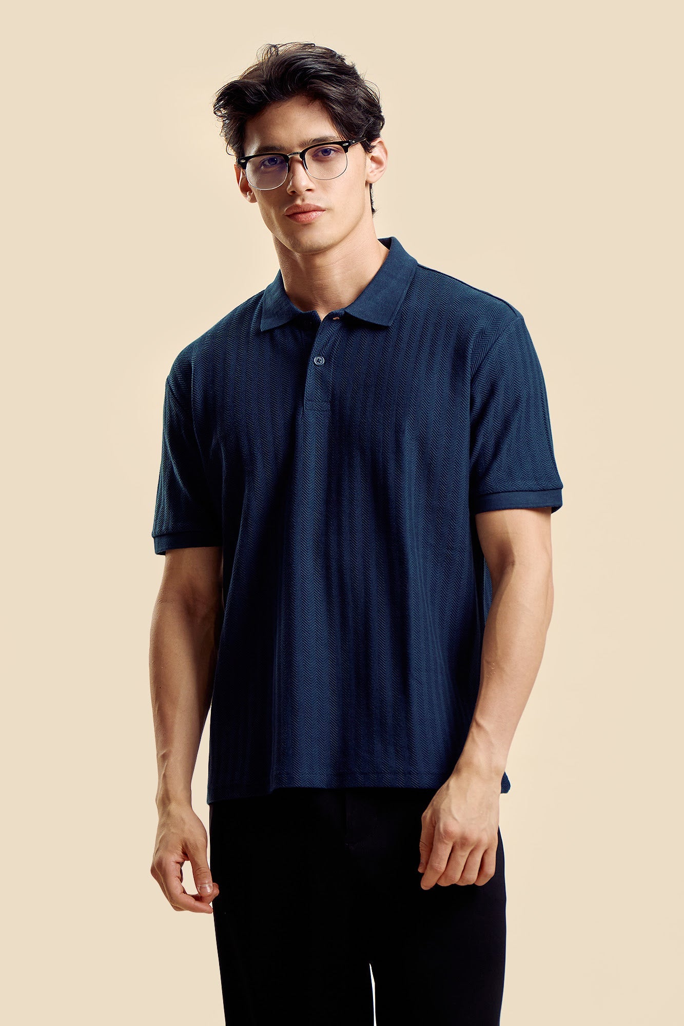 Dress Code Textured Polo