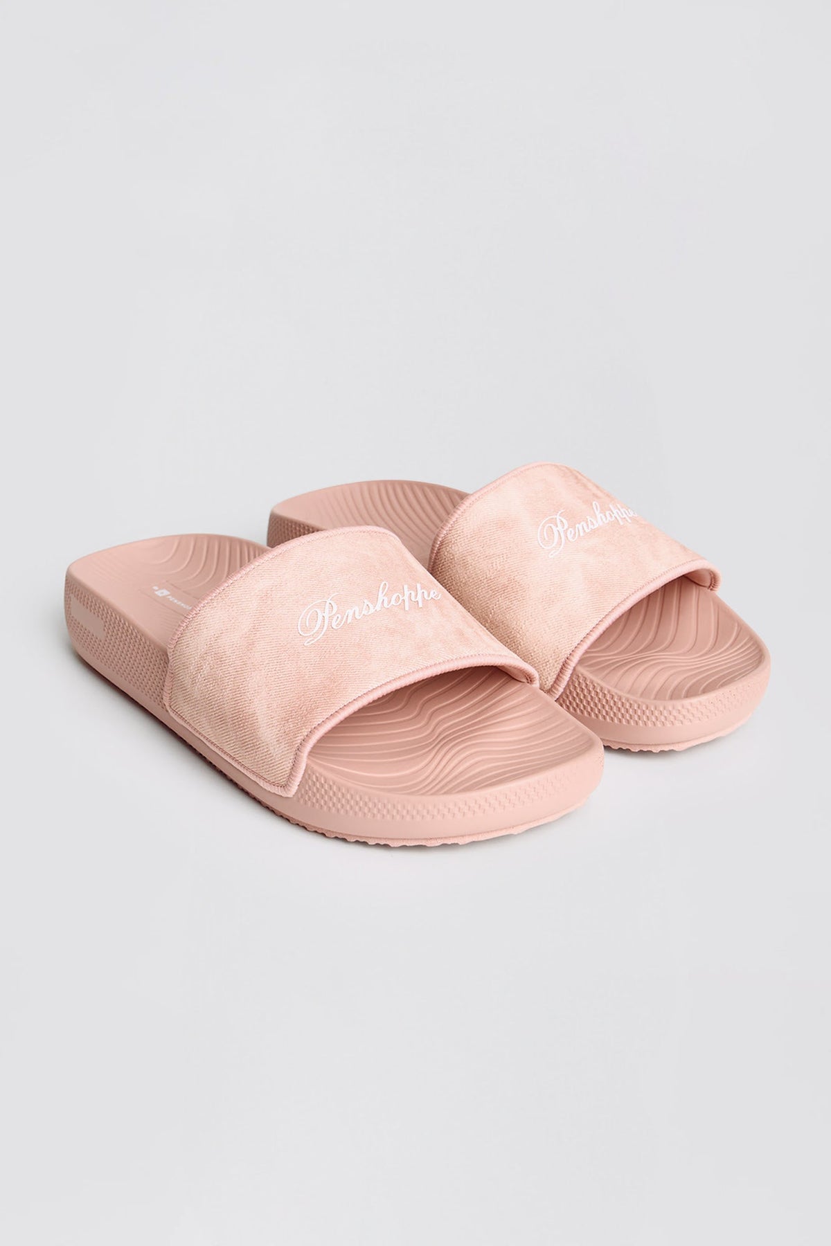 Women's Leather Cushioned Slides