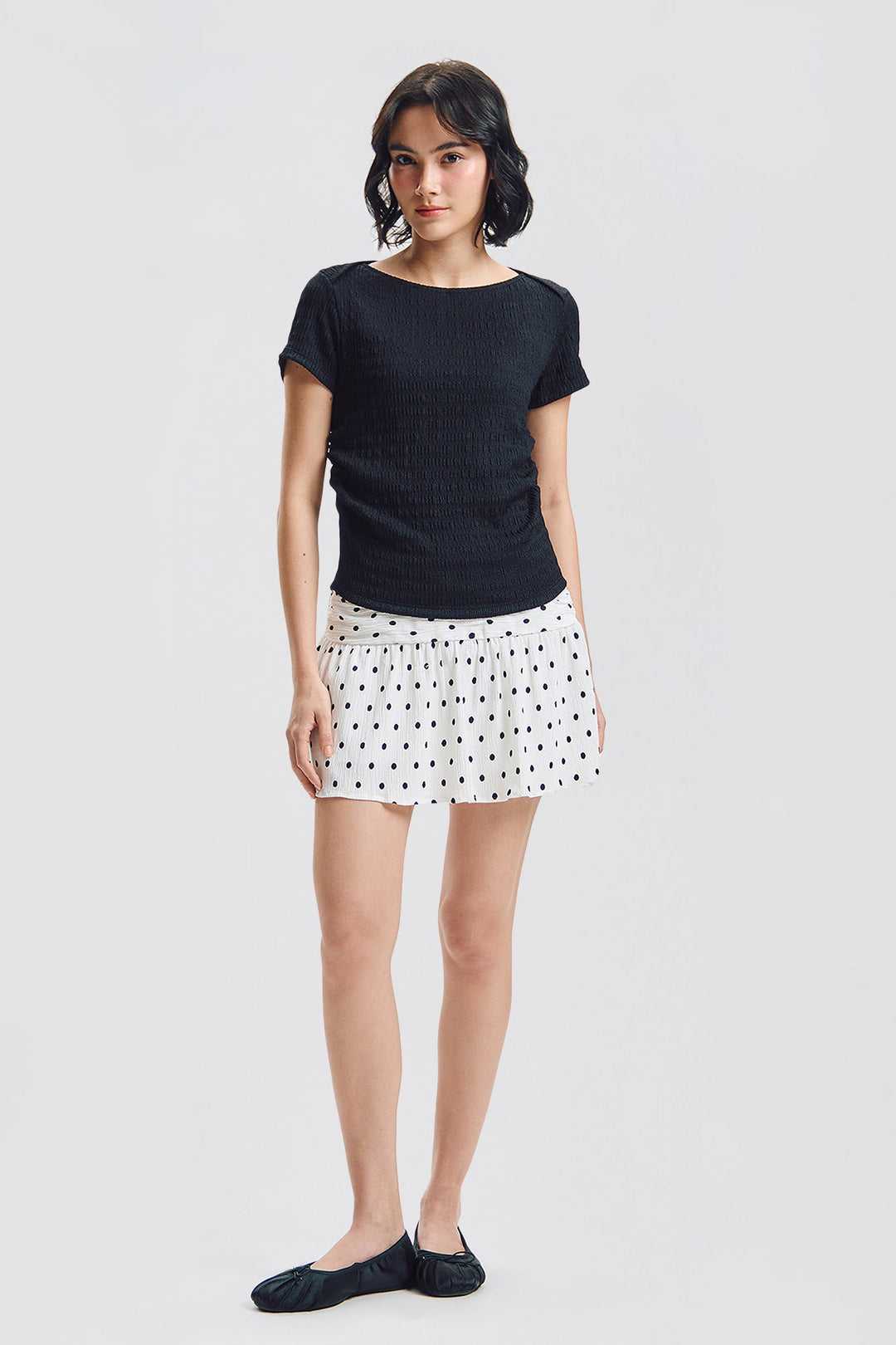 Slim Boat-Neck Top