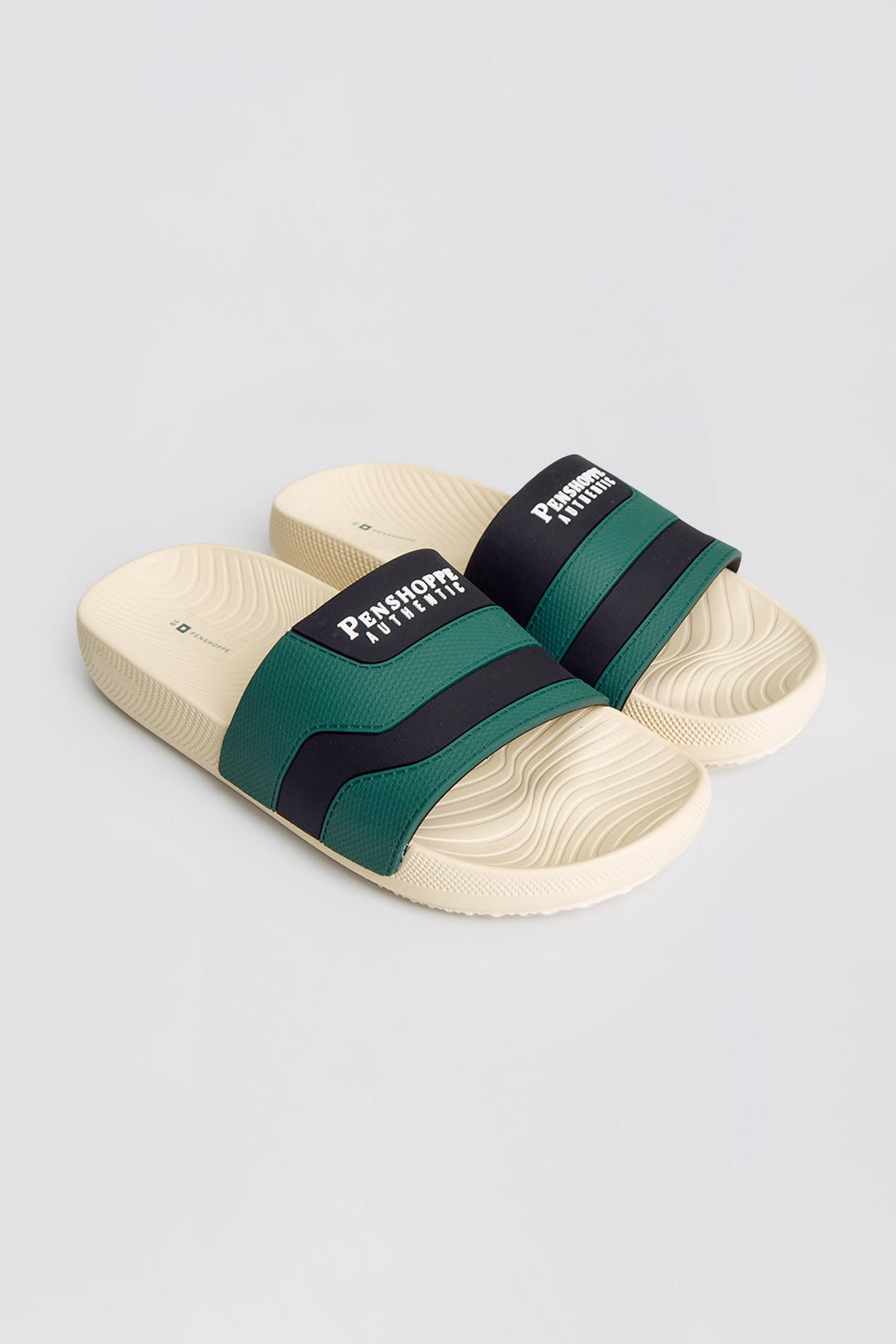 Men's Cut & Sew One Band Soft Sole Slides