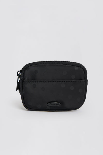 Nylon Polka Dots Coin Purse with O-Ring