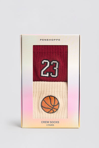 Crew Socks Pack of 2