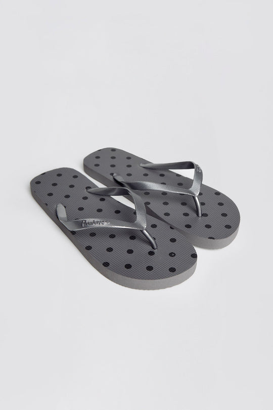 Women's All-Over Print Rubber Flip Flops