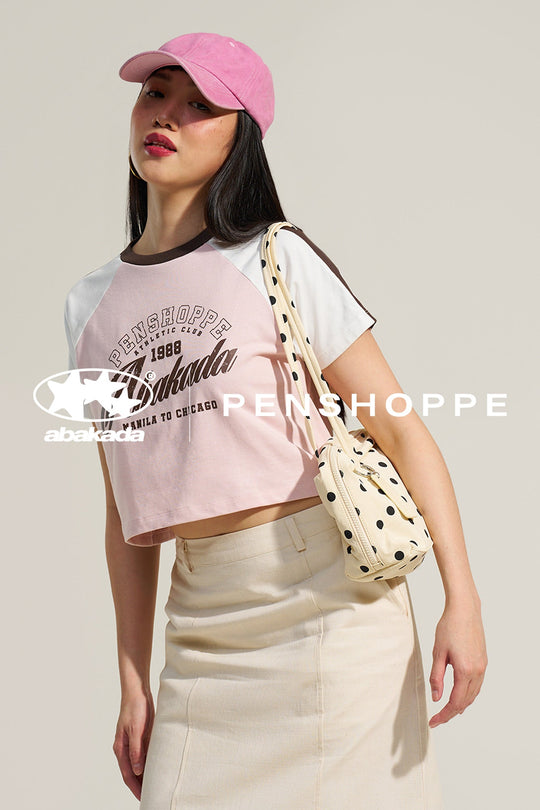 Abakada x Penshoppe Relaxed Raglan Graphic T-Shirt