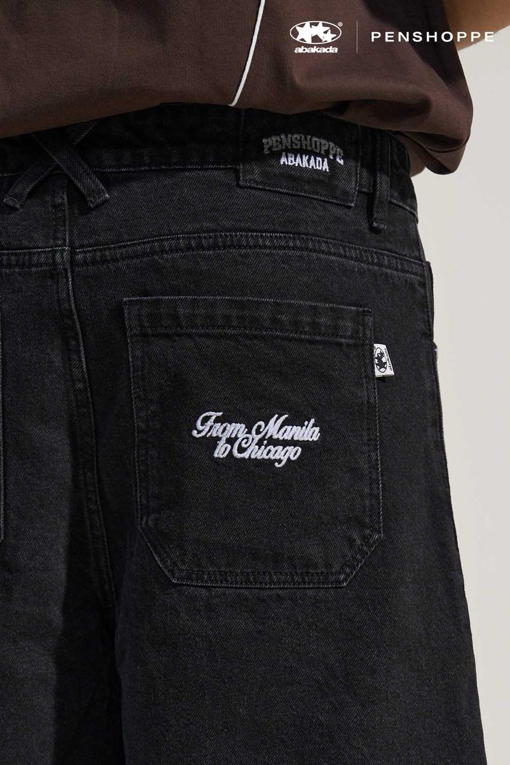 Abakada X Penshoppe Baggy Denim Shorts
