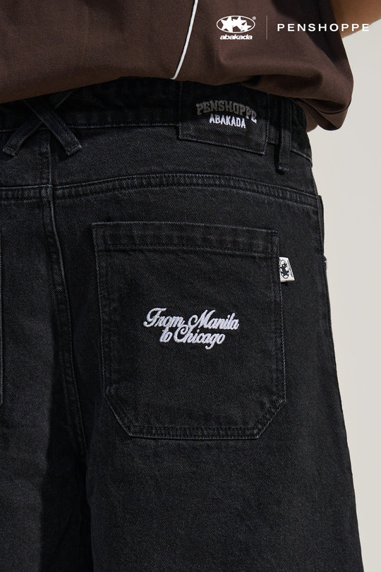 Abakada X Penshoppe Baggy Denim Shorts