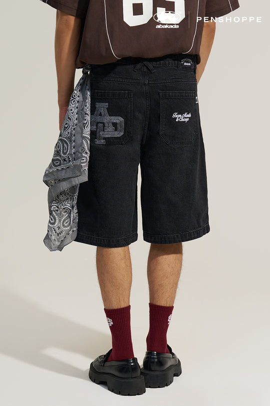 Abakada X Penshoppe Baggy Denim Shorts
