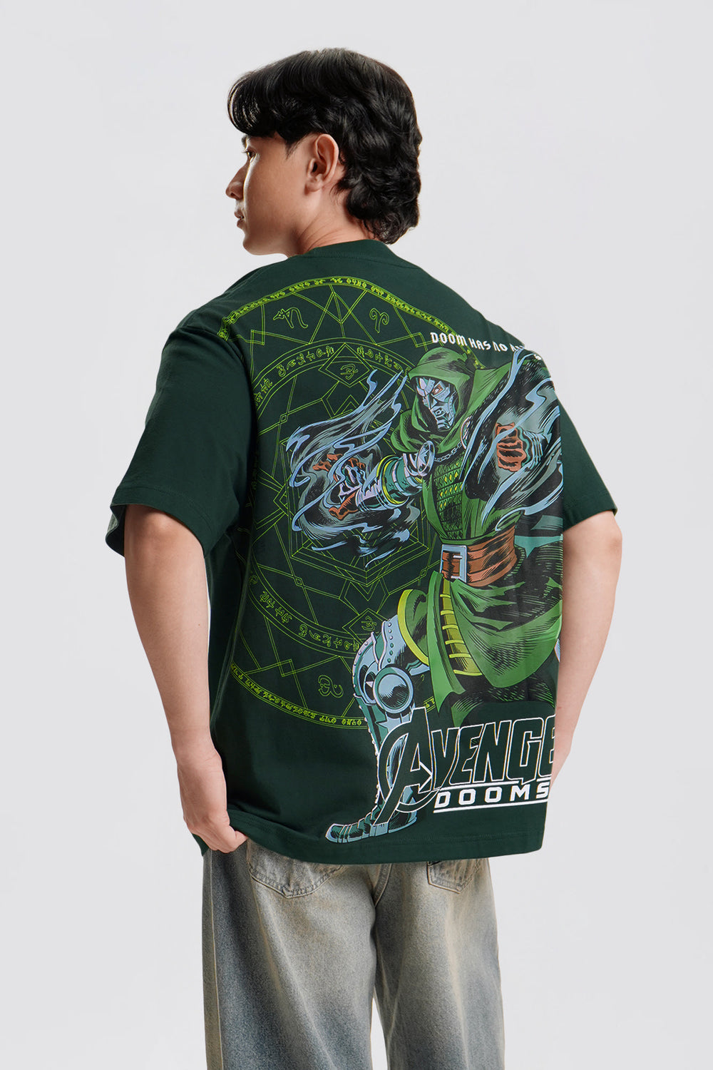 Penshoppe Marvel Doom Relaxed Graphic T-Shirt