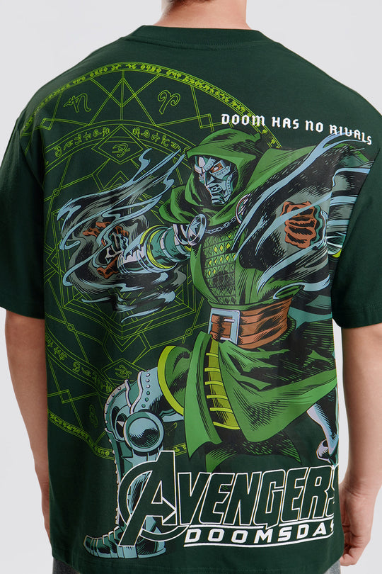 Penshoppe Marvel Doom Relaxed Graphic T-Shirt