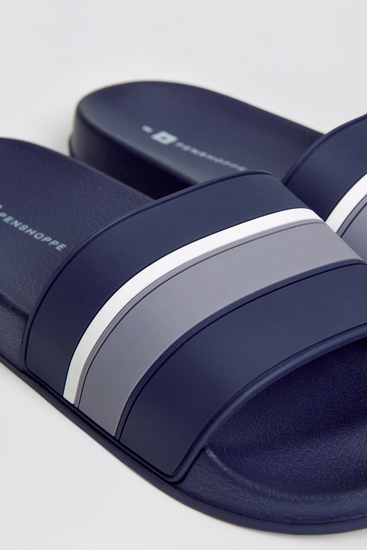 Men's One Band Rubber Slides