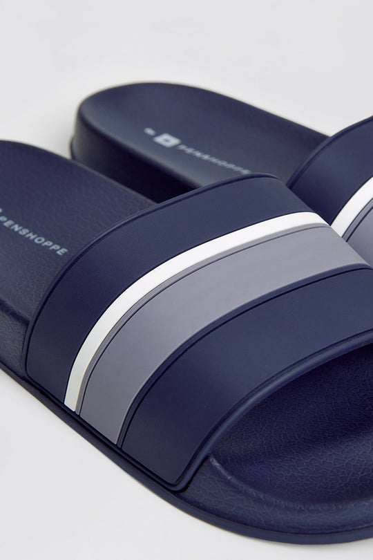 Men's One Band Rubber Slides