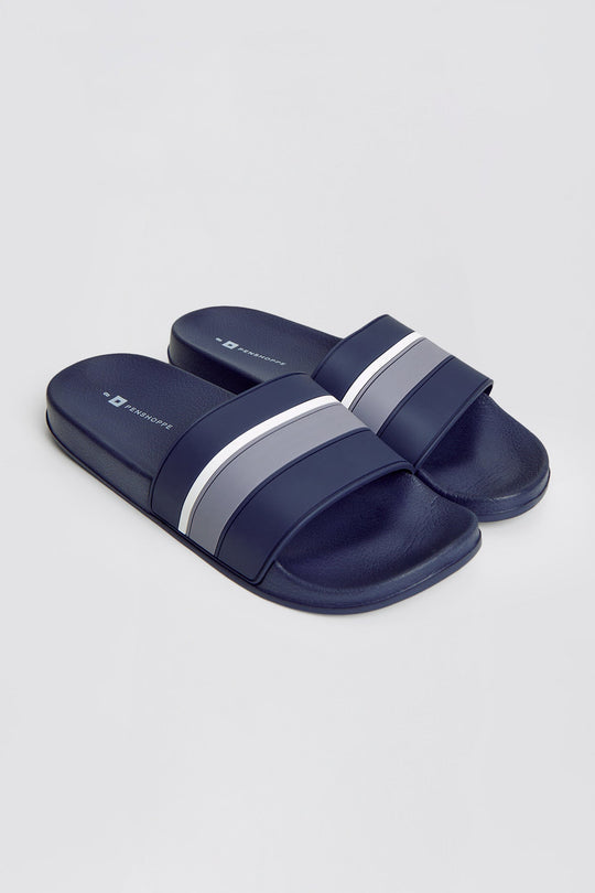 Men's One Band Rubber Slides
