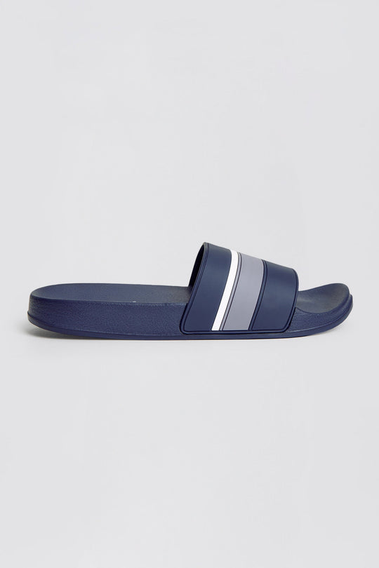 Men's One Band Rubber Slides