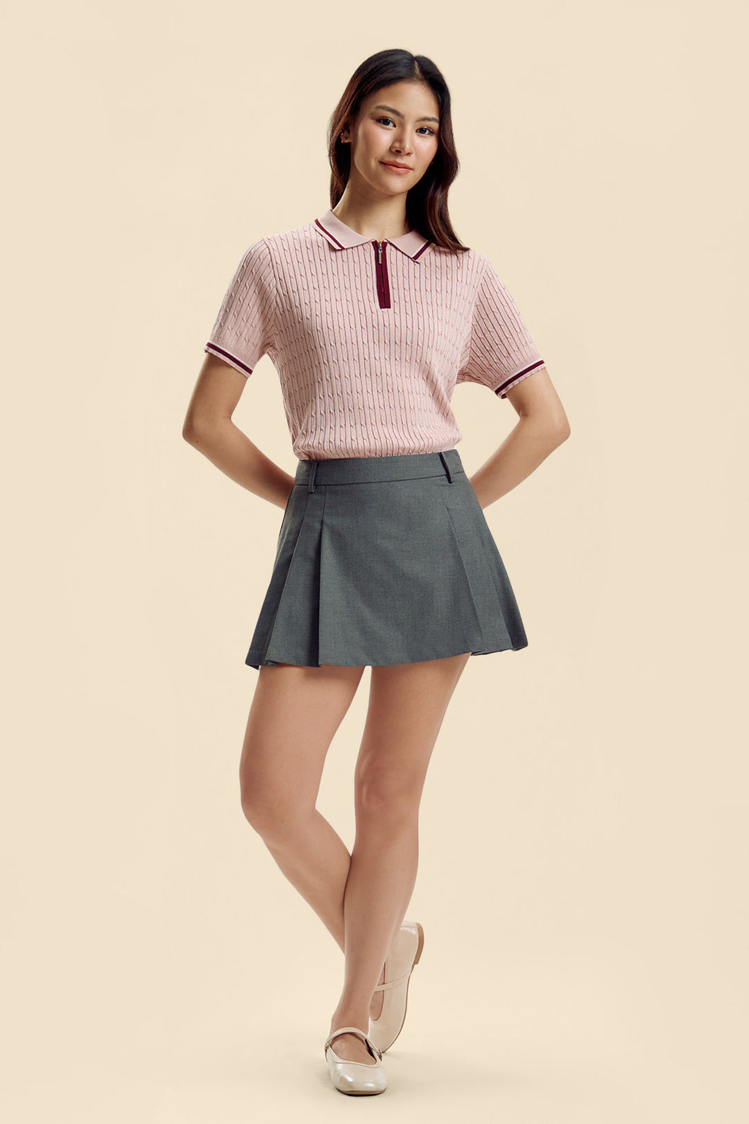 Dress Code Pleated Skort