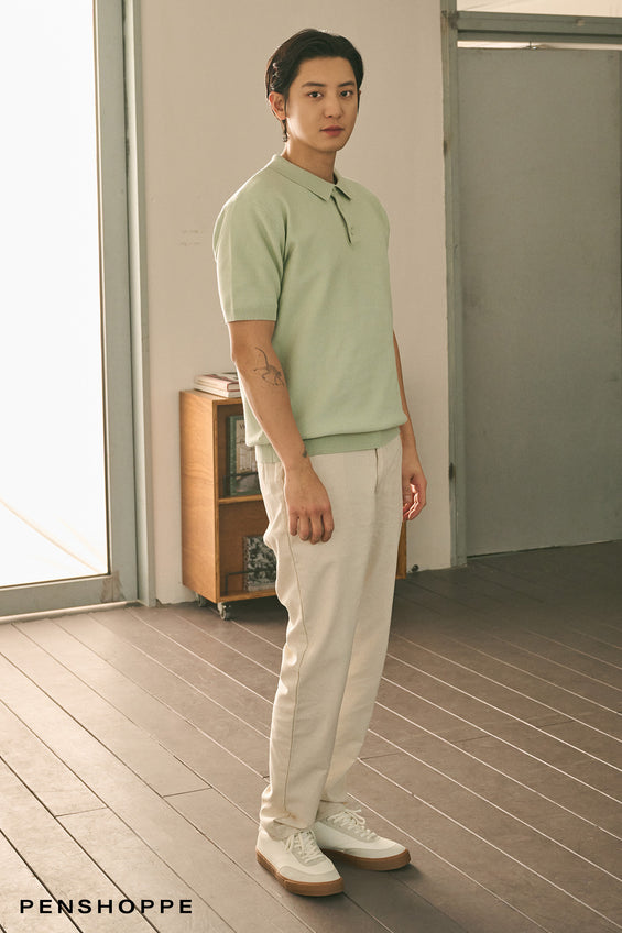 Dress Code Relaxed Fit Textured Knit Polo