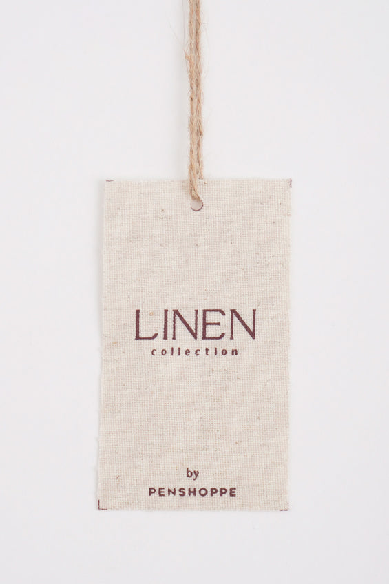 Linen Front Tie Midi Skirt