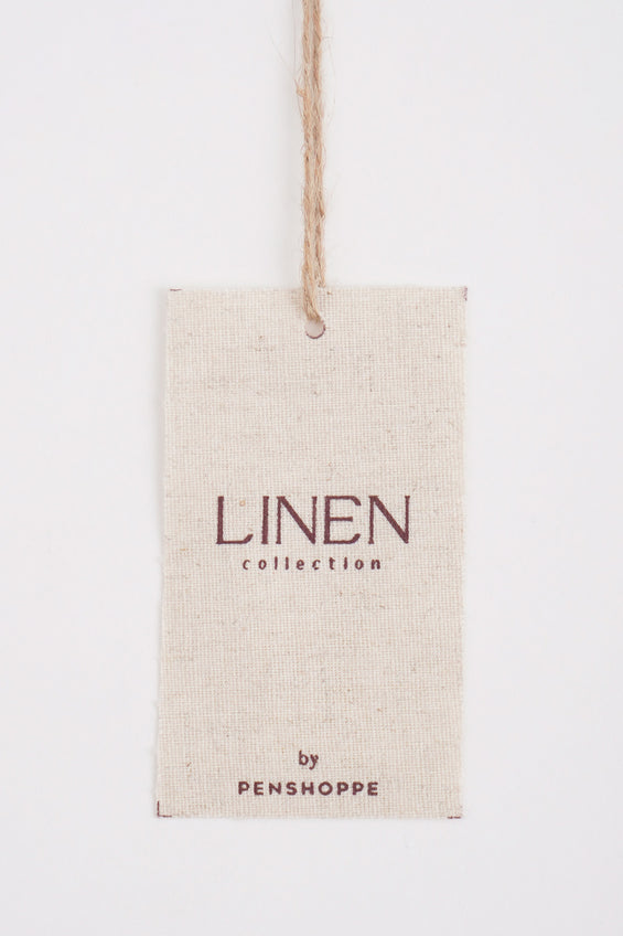 Relaxed Fit Pull On Linen Shorts