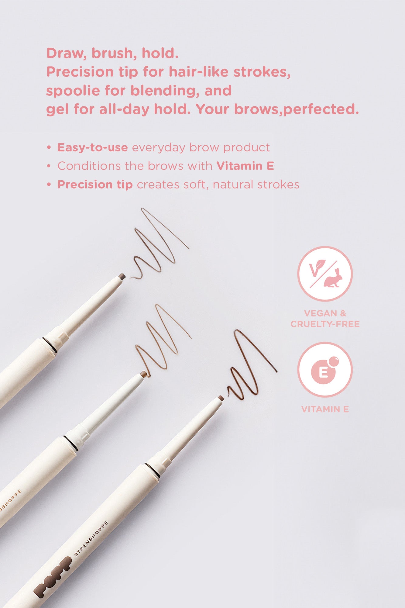Penshoppe Popp Brow in Trio Deep Brown