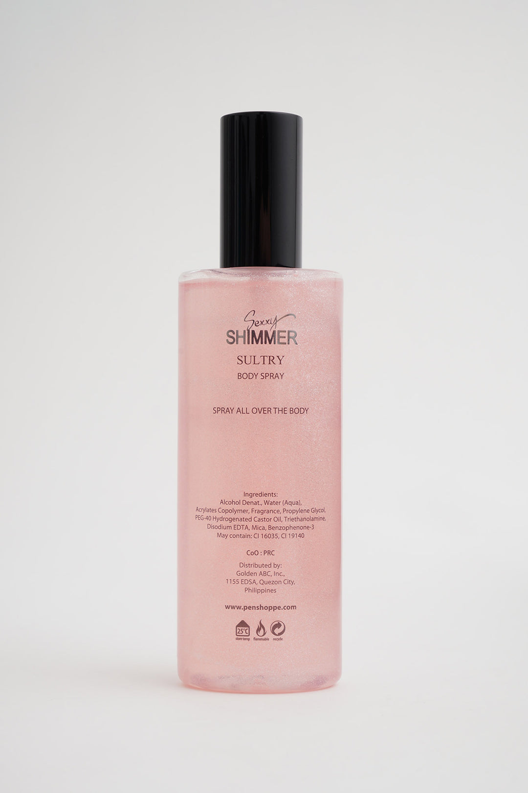 Sexxy Shimmer Sultry Body Spray For Women 150ML
