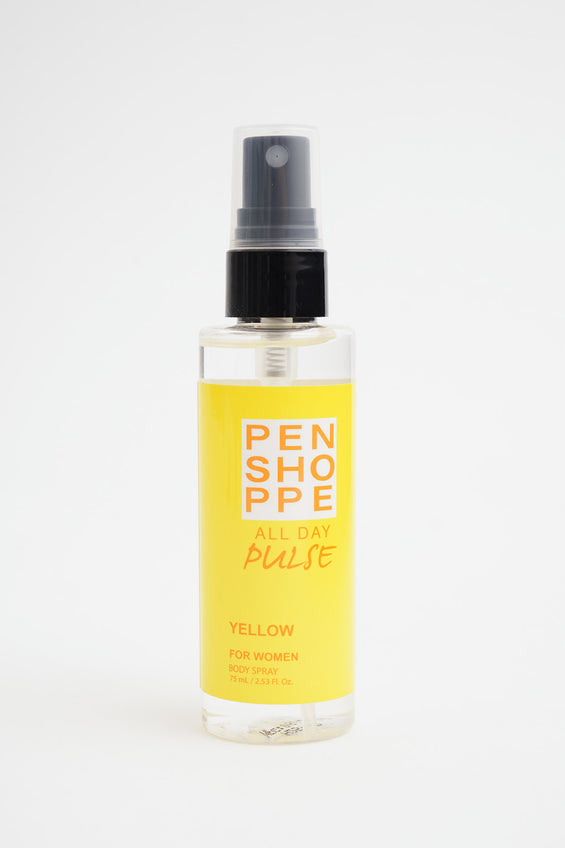 All Day Pulse Yellow Body Spray For Women 75ML