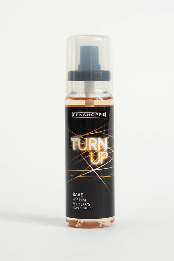 Turn Up Rave Body Spray For Men 100ML