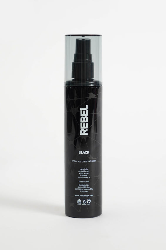 Rebel Black Body Spray For Men 150ML