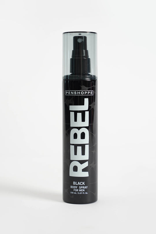 Rebel Black Body Spray For Men 150ML