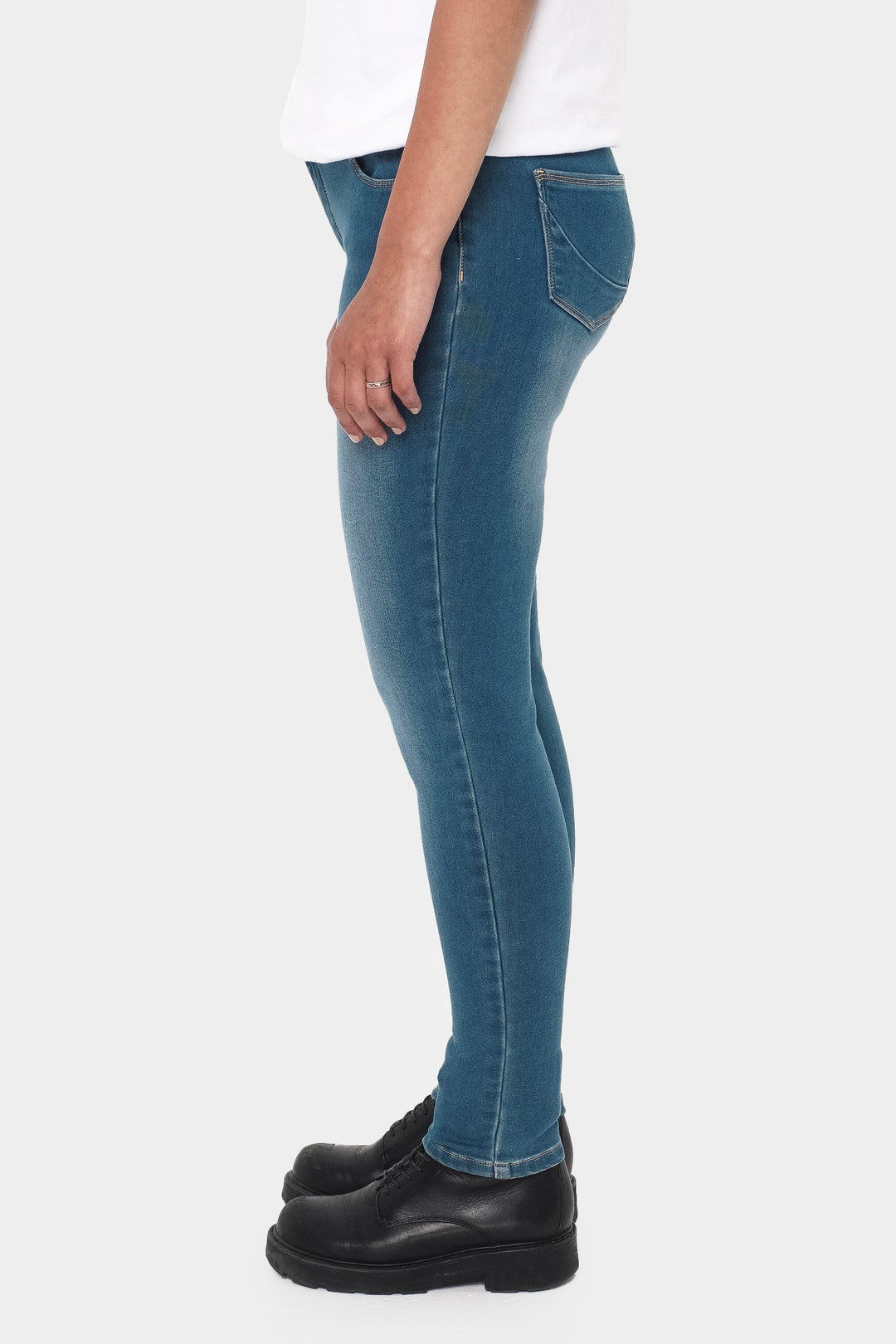 Power Stretch Mid Waist Jeans