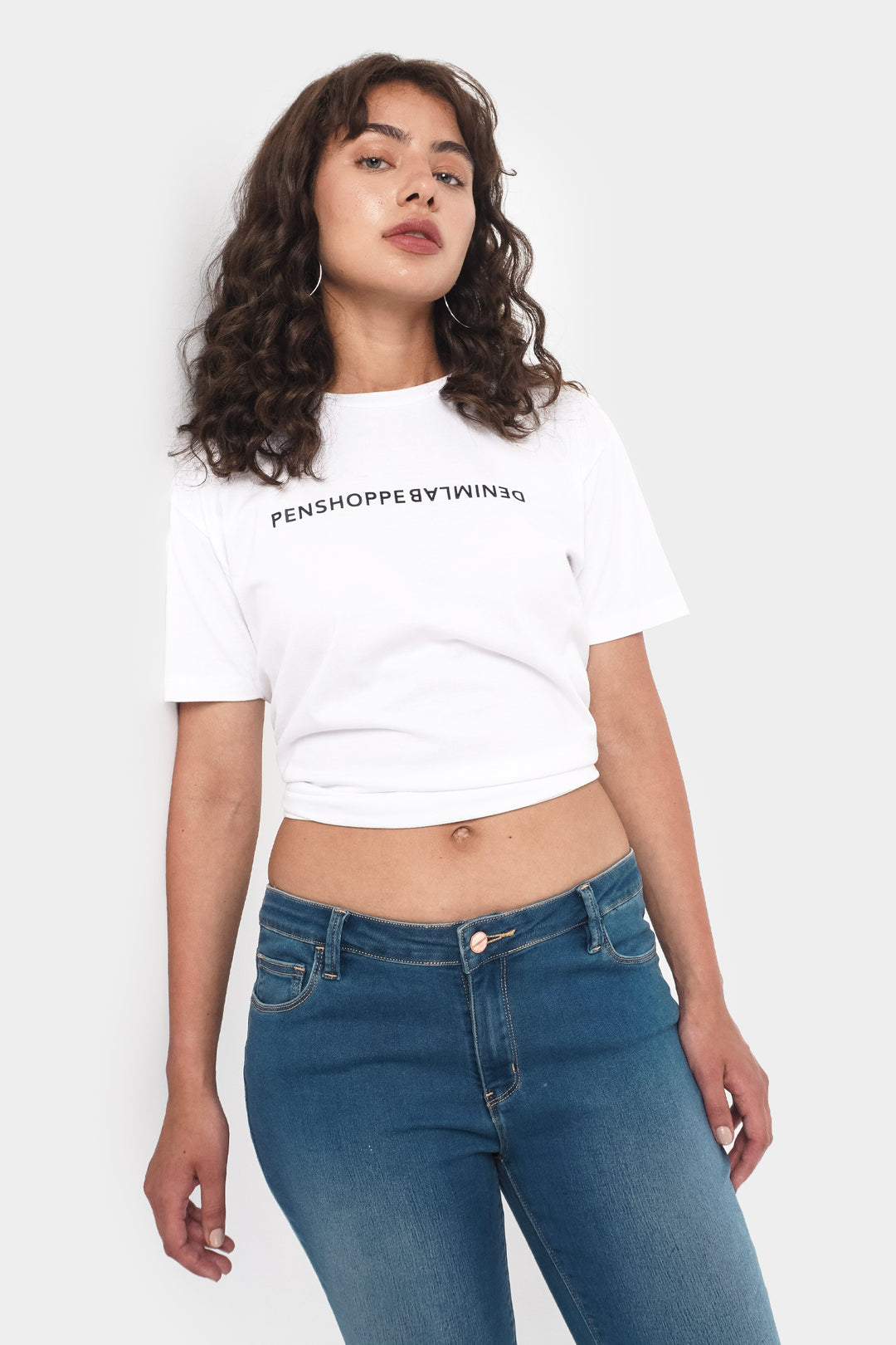 Power Stretch Mid Waist Jeans