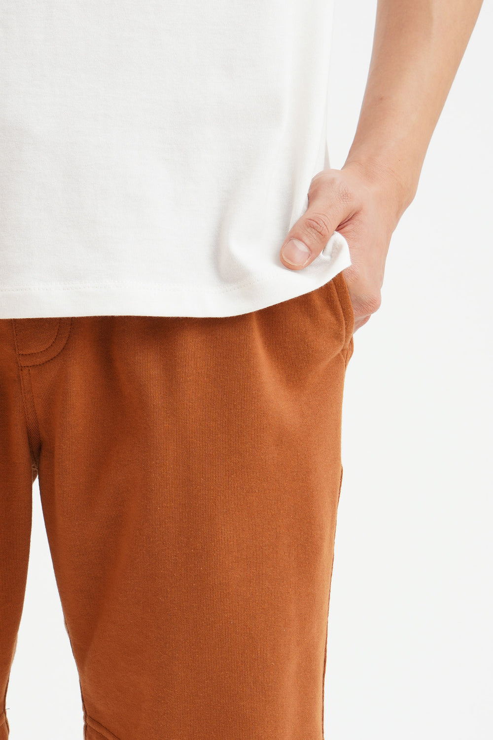 Basic Regular Fit Knit Shorts with Drawstring