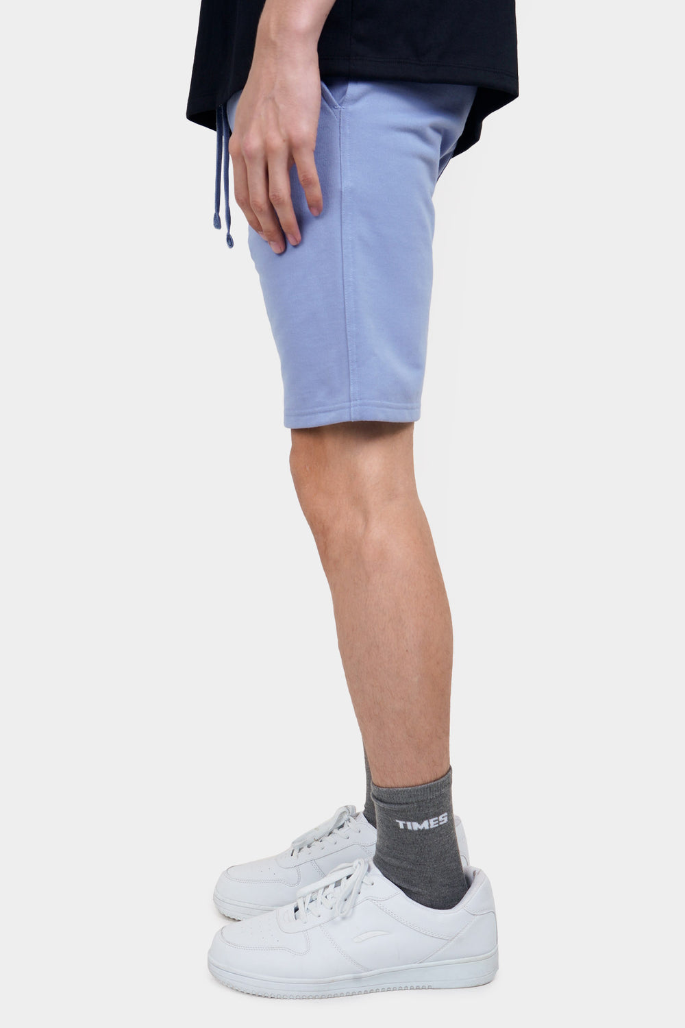 Basic Regular Fit Knit Shorts with Drawstring