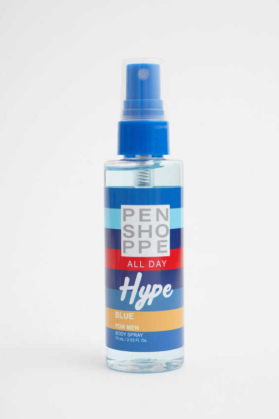 All Day Hype Blue Body Spray For Men 75ML