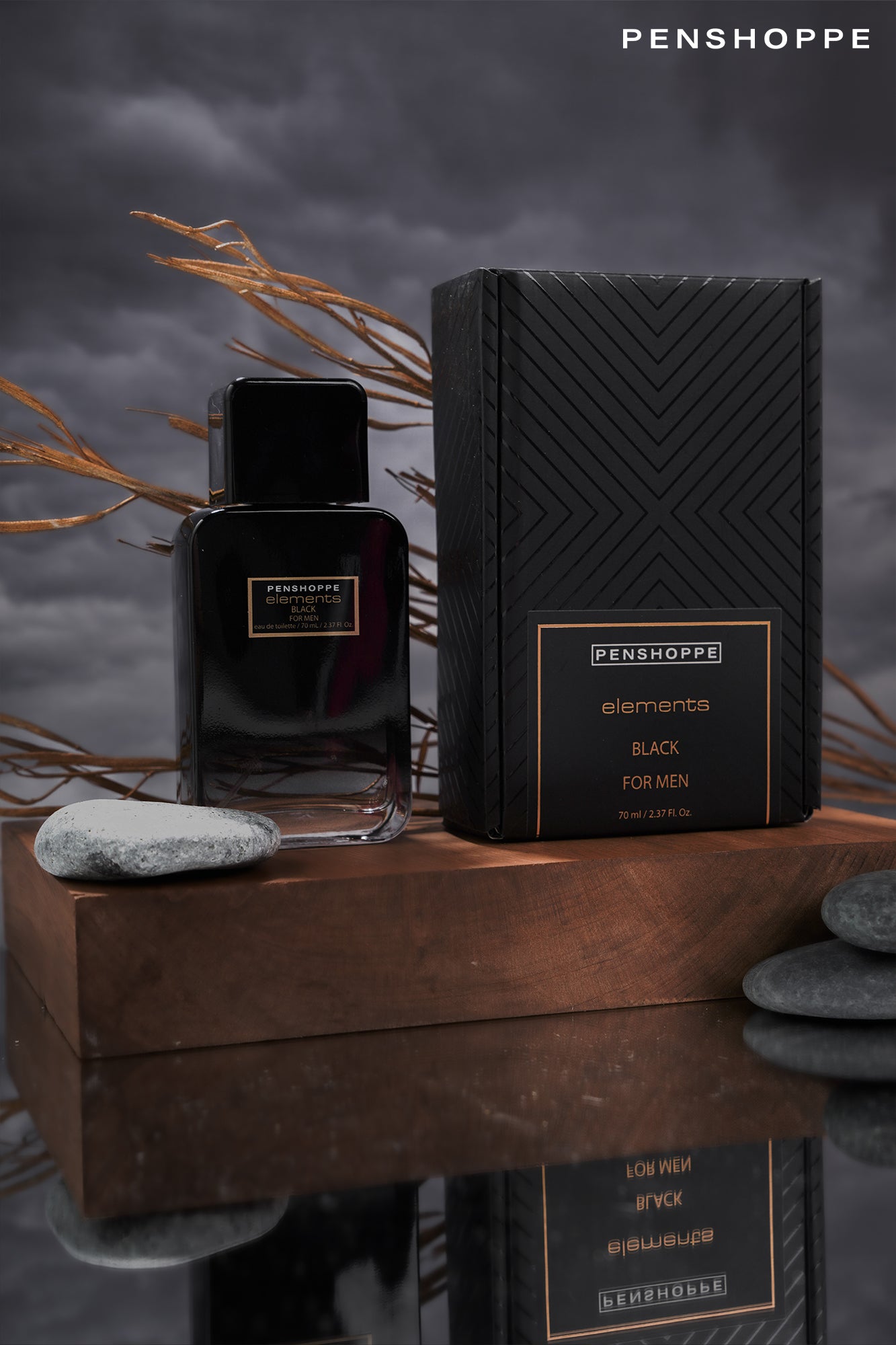 Elements Black Eau De Toilette For Men 70ML