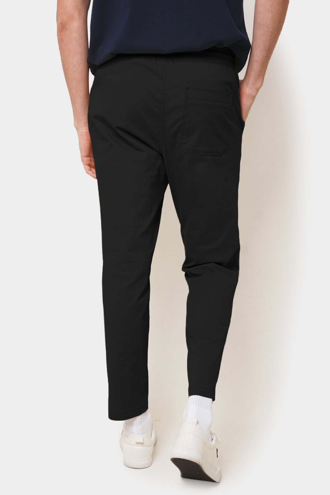 Basic Dapper Fit Ankle Length Pull On Trousers