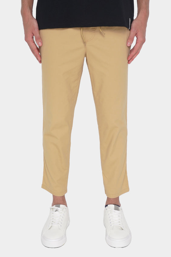 Basic Dapper Fit Ankle Length Pull On Trousers