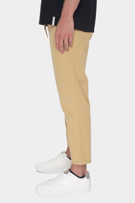 Basic Dapper Fit Ankle Length Pull On Trousers