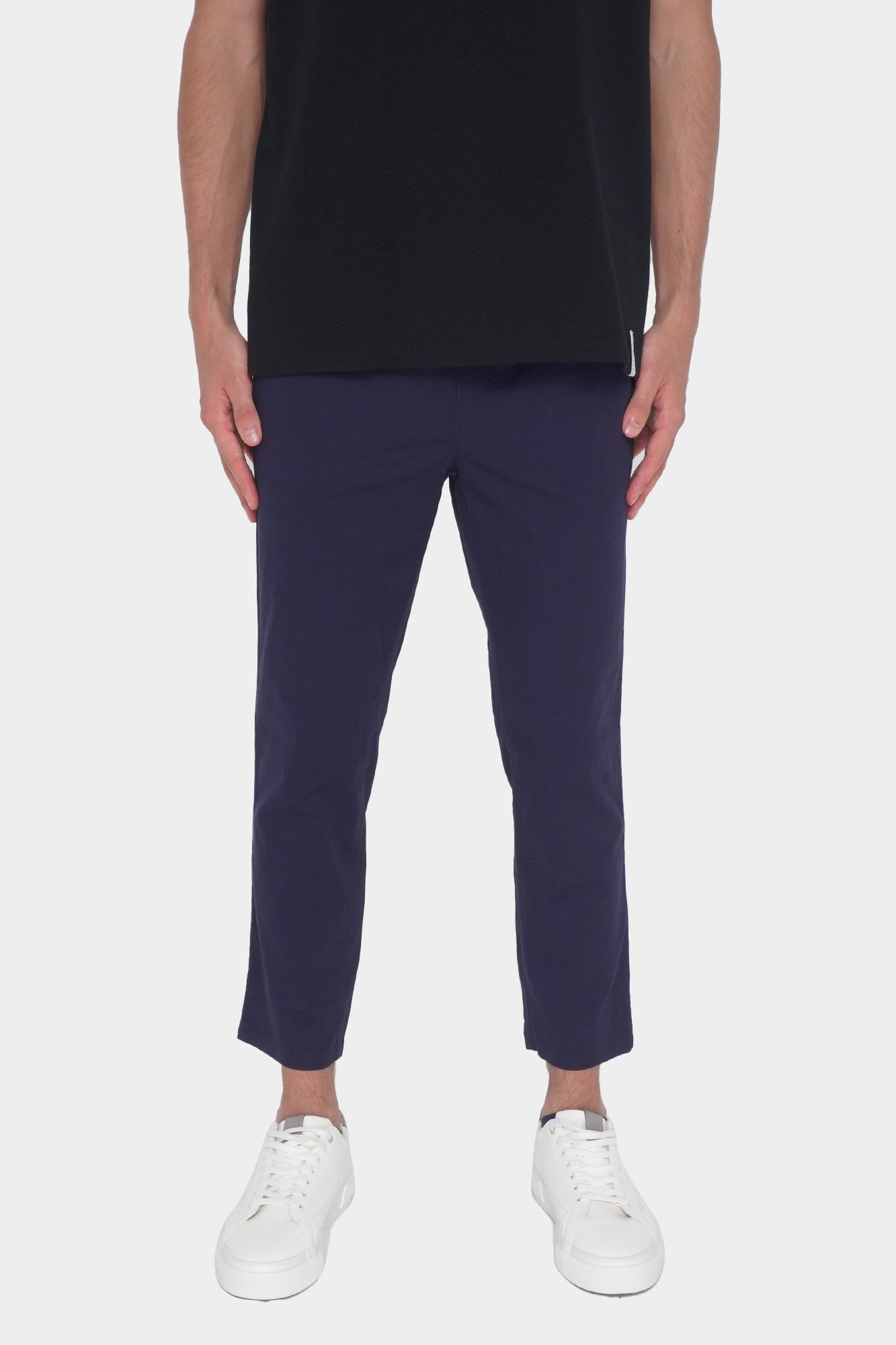 Basic Dapper Fit Ankle Length Pull-On Trousers – PENSHOPPE