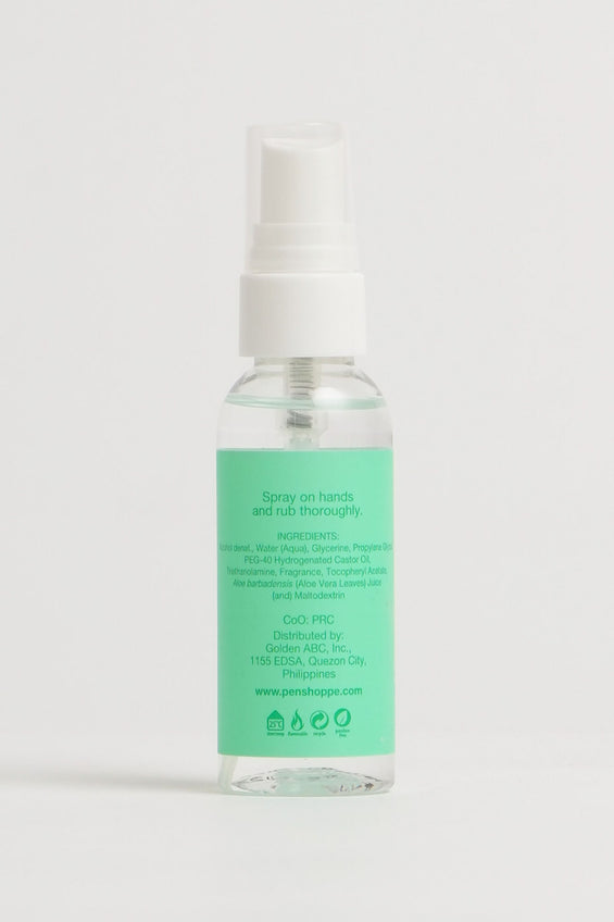75% Alcohol Hand Sanitizer Spray Cool Green 50ml