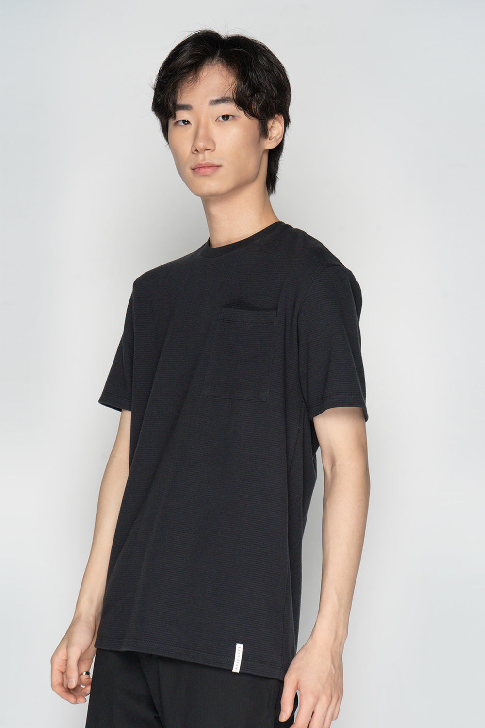 Dress Code Textured T-Shirt with Pocket