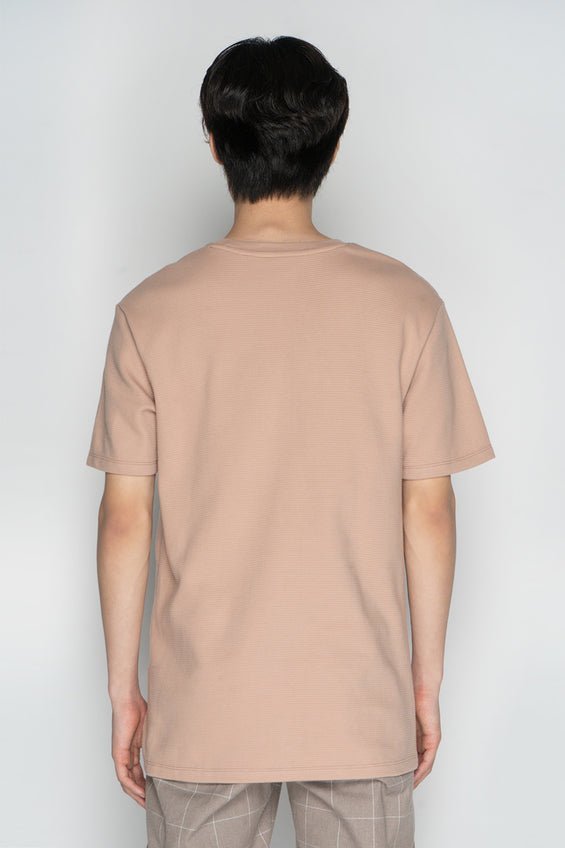Dress Code Textured T-Shirt with Pocket