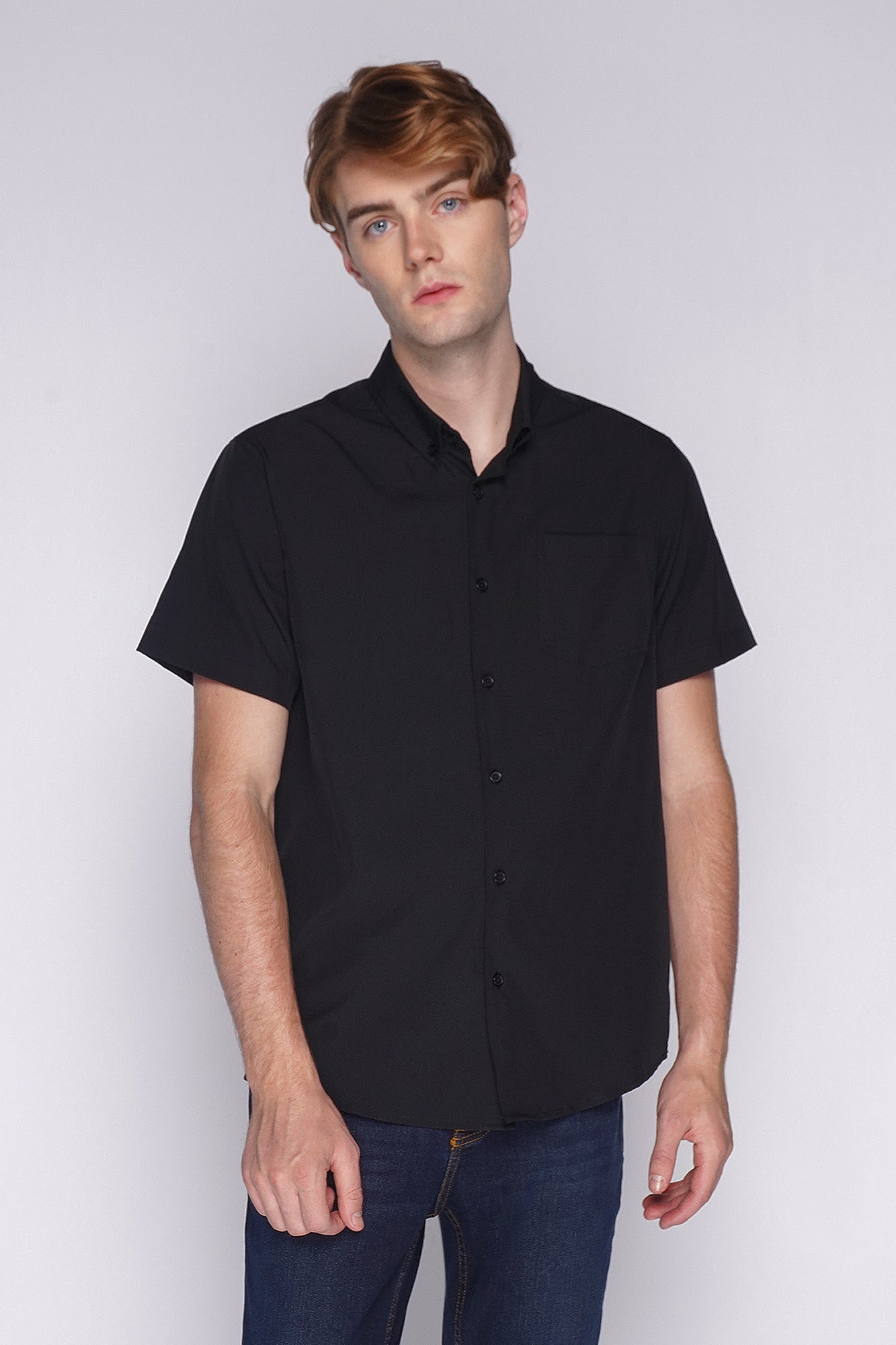 Basic Easy Iron Short Sleeve Shirt