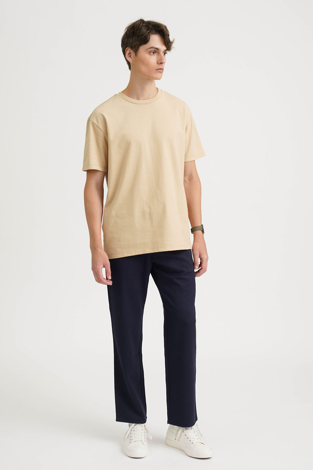 Dress Code Relaxed Fit Textured T-shirt