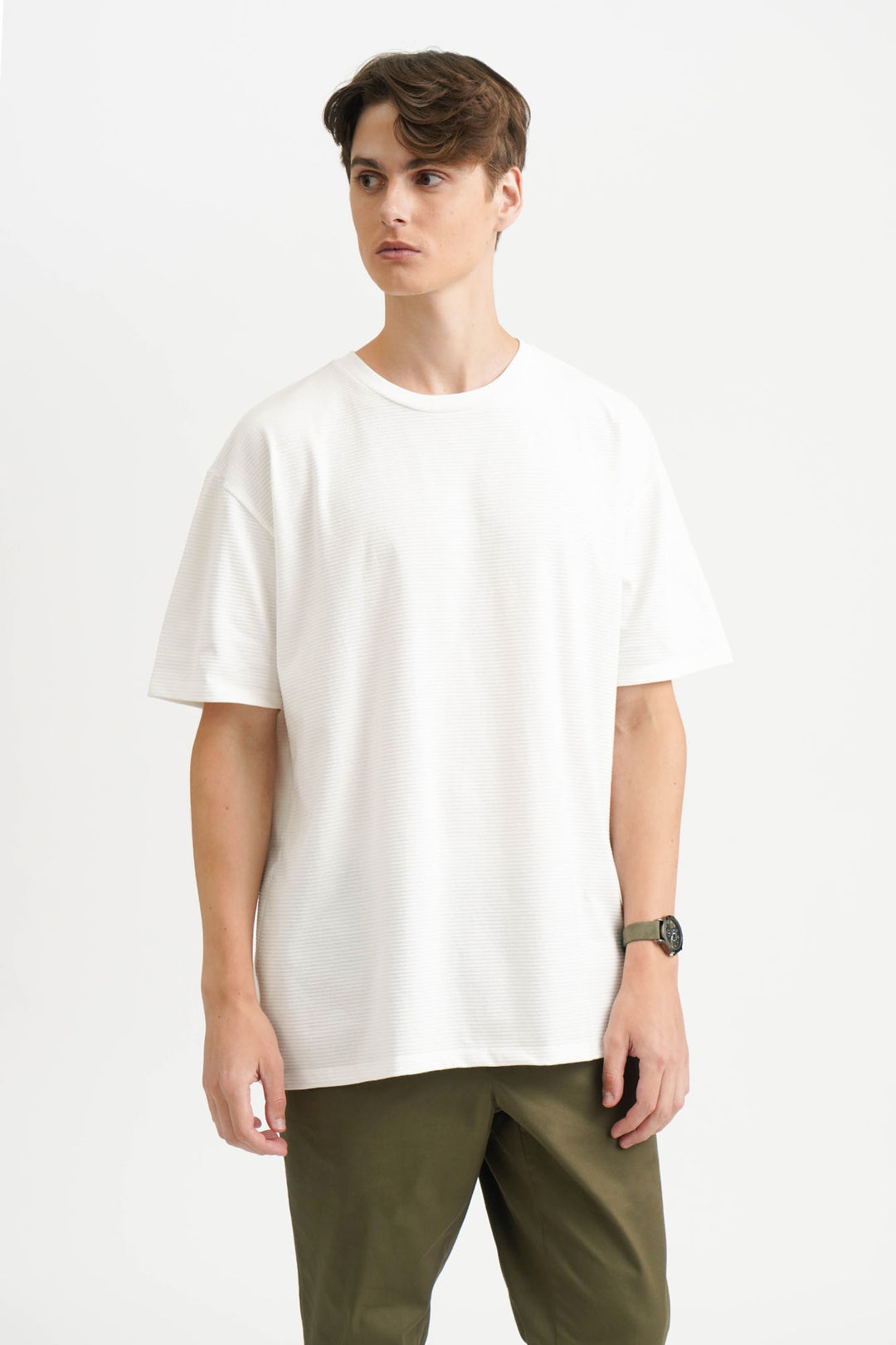 Dress Code Relaxed Fit Textured T-shirt