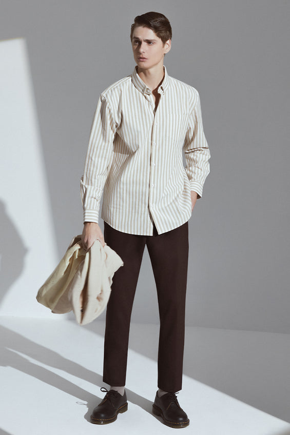 Dress Code Striped Long Sleeves Shirt