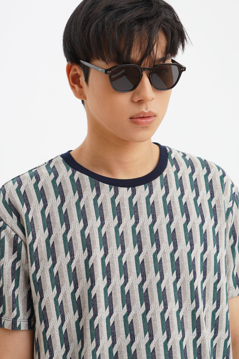 Jacquard Relaxed Fit T-shirt