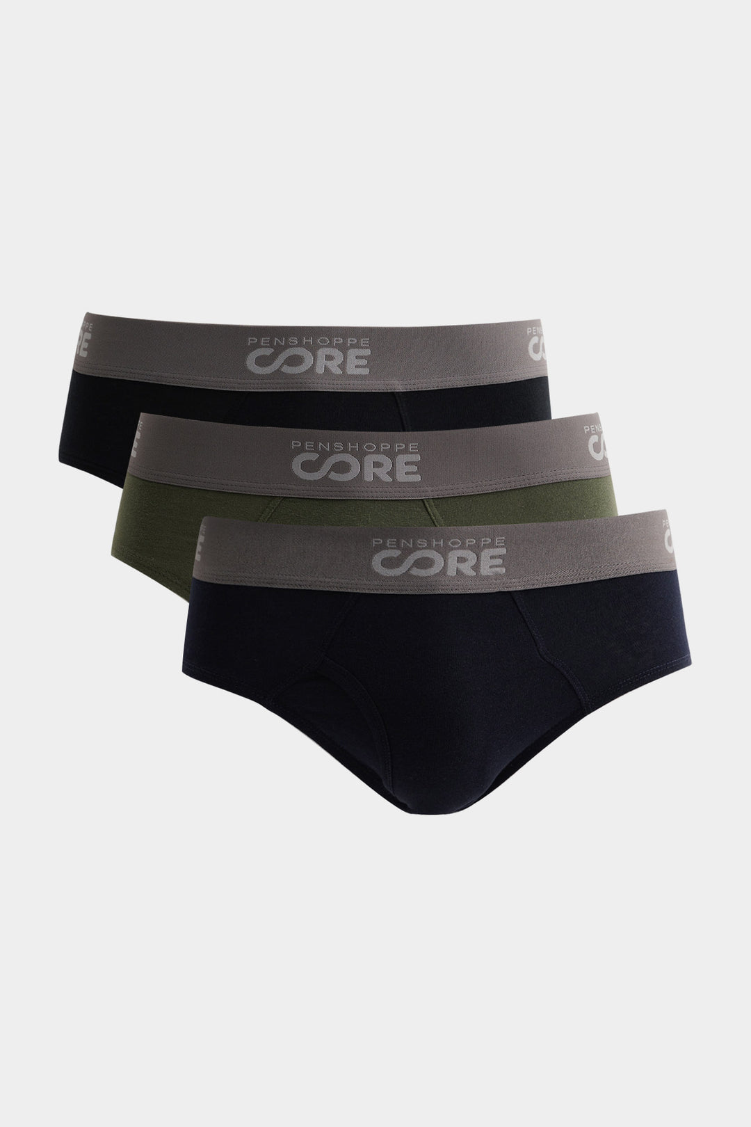 Penshoppe Core Men's 3 in 1 Bundle Classic Briefs