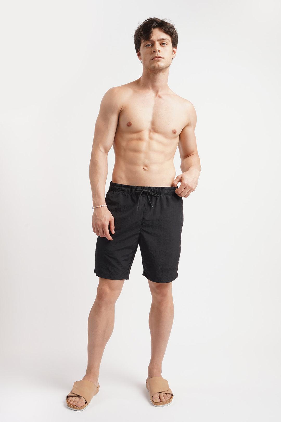 Relaxed Fit Pull On Board Shorts