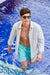 Relaxed Fit Pull On Board Shorts