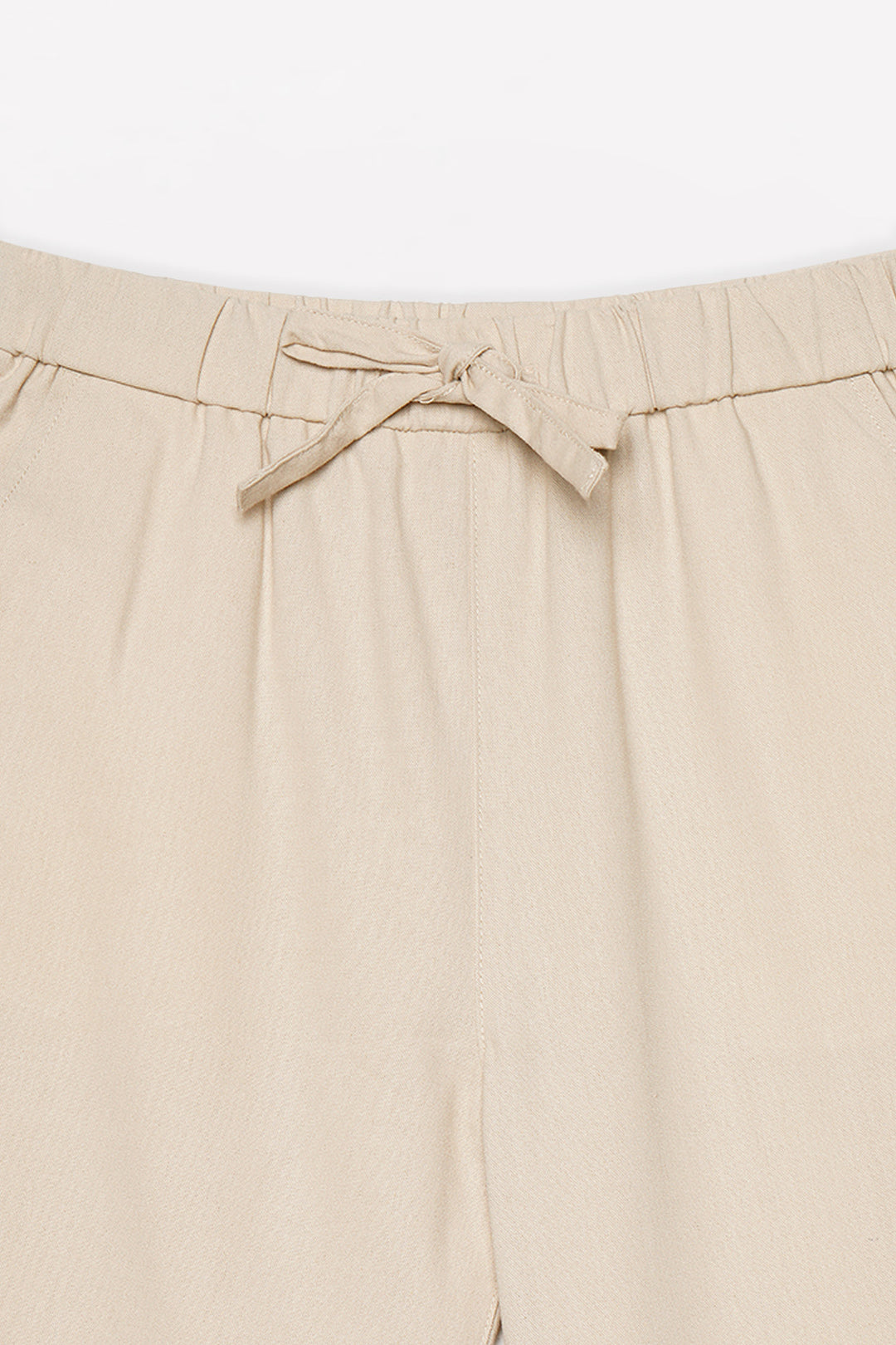 Straight Fit Linen Trousers